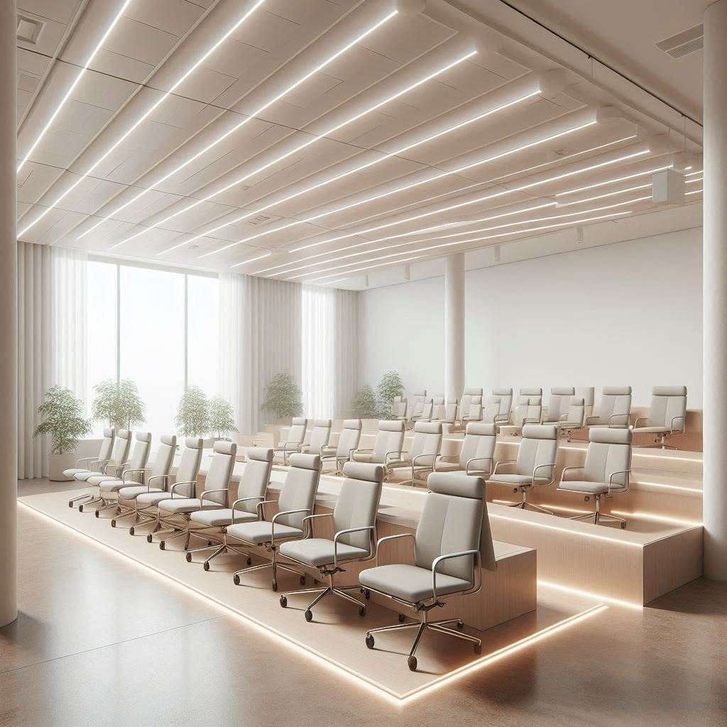 办公区局部施工期间销售团队如何判断写字楼办公办公桌椅人体工学已经恢复稳定
